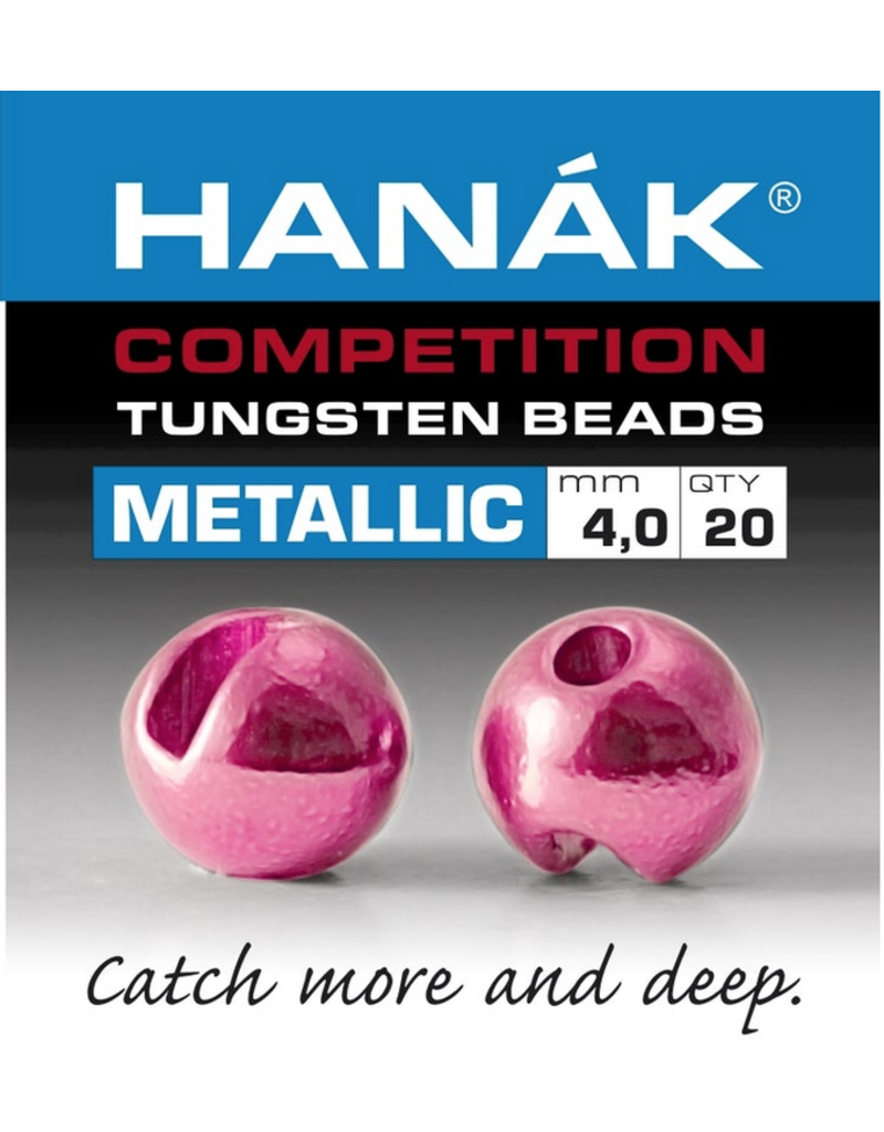 Hanak Competition Hooks Hanak Round Slotted Tungsten Beads