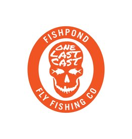 Fishpond Fishpond - 7" Thermal Die Cut Sticker Last Call - Orange