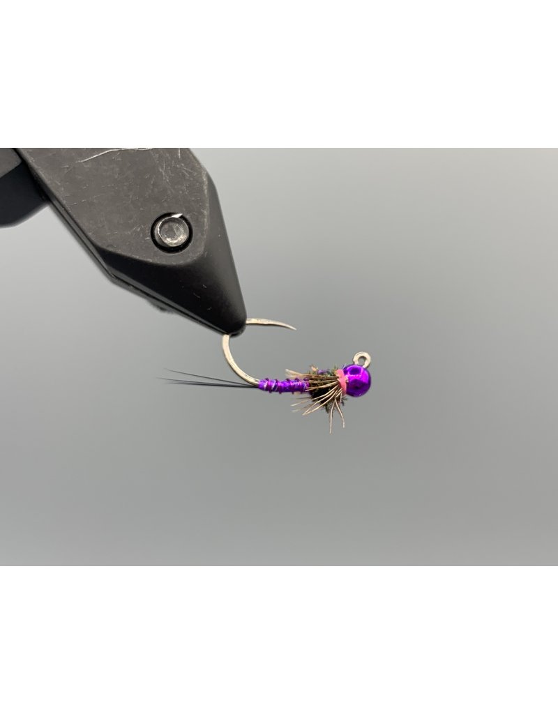 Montana Fly Co. Tungsten Jig Lightning Bug - Purple