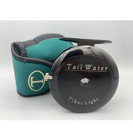 Tibor - Light - Tail Water -  Black w/ pouch & box - Demo (Consignment) Reel