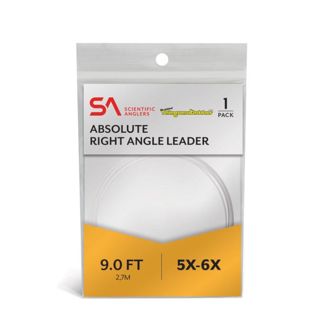 Scientific Anglers Absolute Right Angle Leader, 9ft 3X-4X