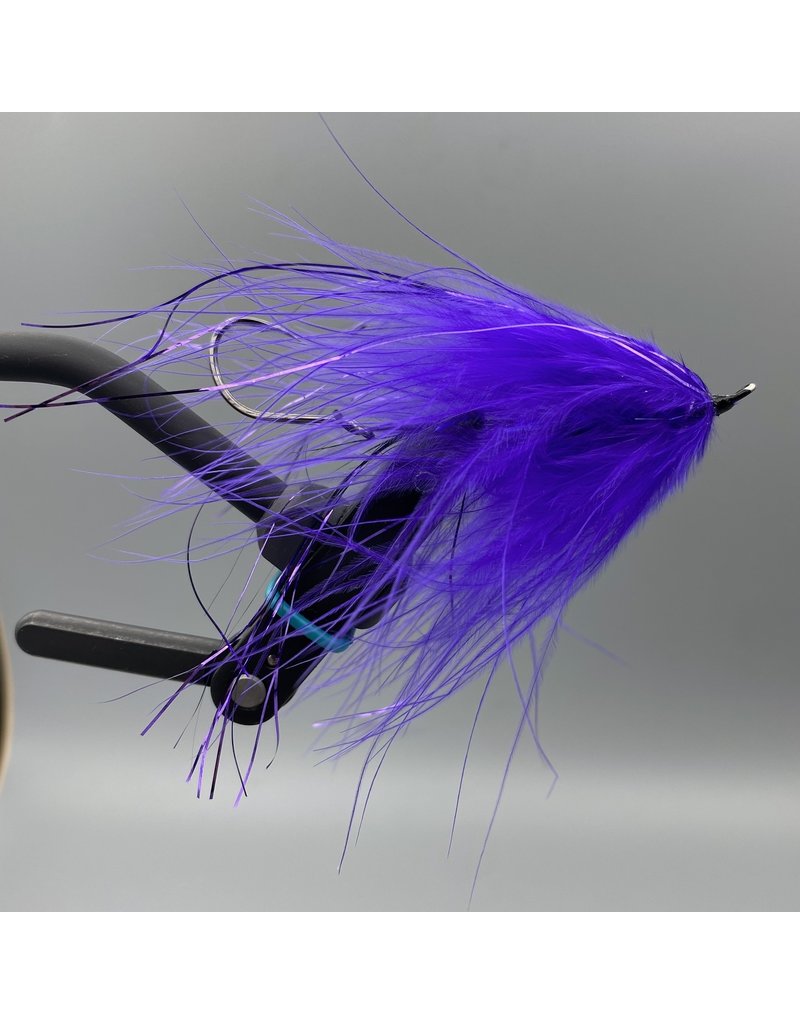 Gaspe Fly Co Purple Intruder Leech