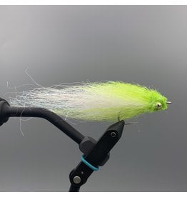 Double Barrel Bass Bug Green Chartreuse - Drift Outfitters & Fly