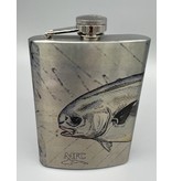 Montana Fly Co. MFC Stainless Steel Hip Flask 8 oz.