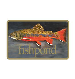 Fishpond Fishpond - Brookie Sticker 5"