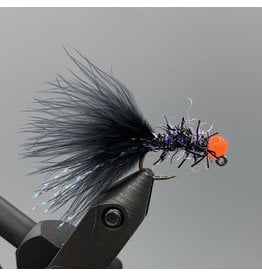Double Barrel Bass Bug Black - Drift Outfitters & Fly Shop Online Store