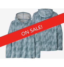 Patagonia SALE - Patagonia M's Cap Cool Daily Graphic Hoody Relaxed Fit - Agave Light Plume Grey - CLEARANCE
