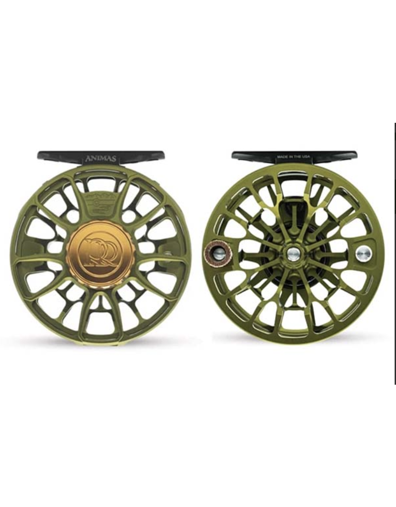 Ross Animas Fly Reel - 5/6 WT - Matte Olive - Made in USA