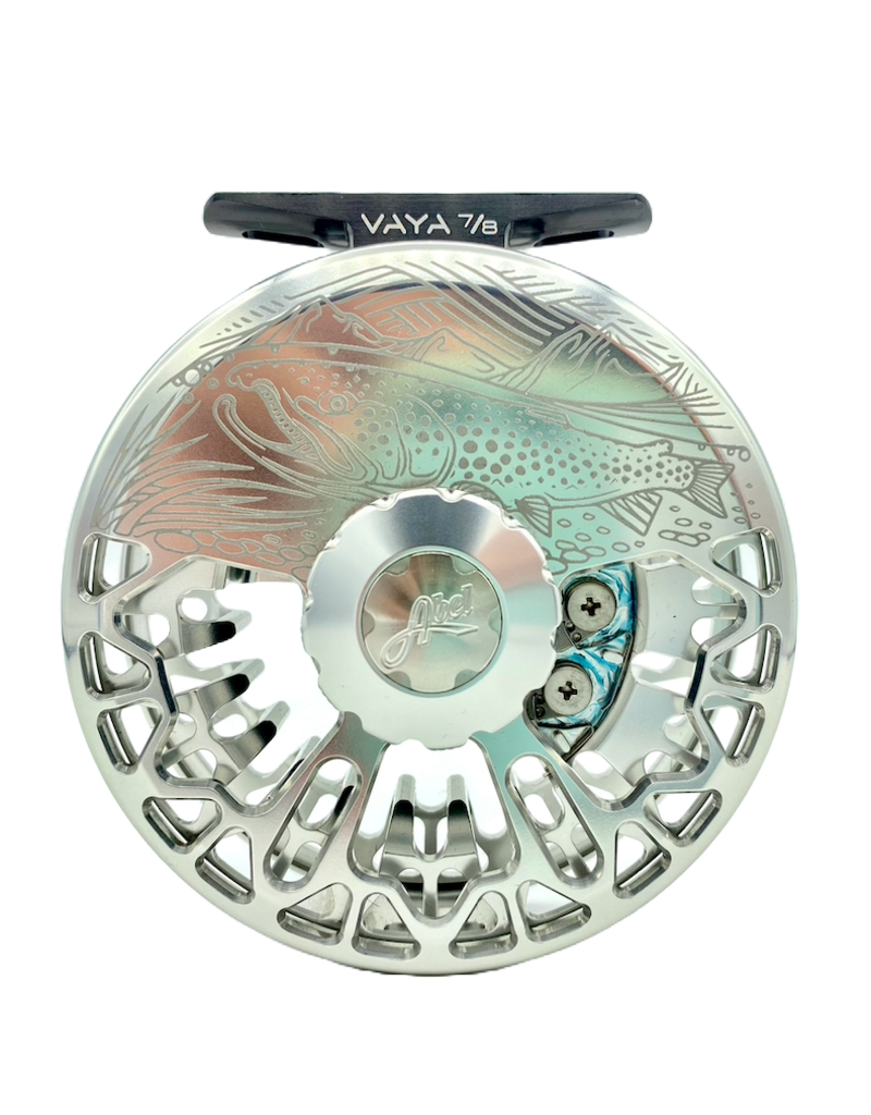 Abel Vaya Reel 4/5 Platinum, Platinum Drag Knob with Platinum Handle –  Madison River Fishing Company