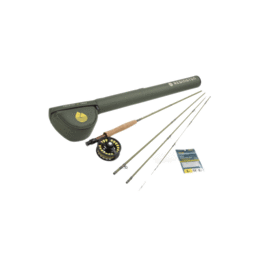 K&E Outfitters Drift Series 3wt Fly Fishing Rod and Reel Combo Package