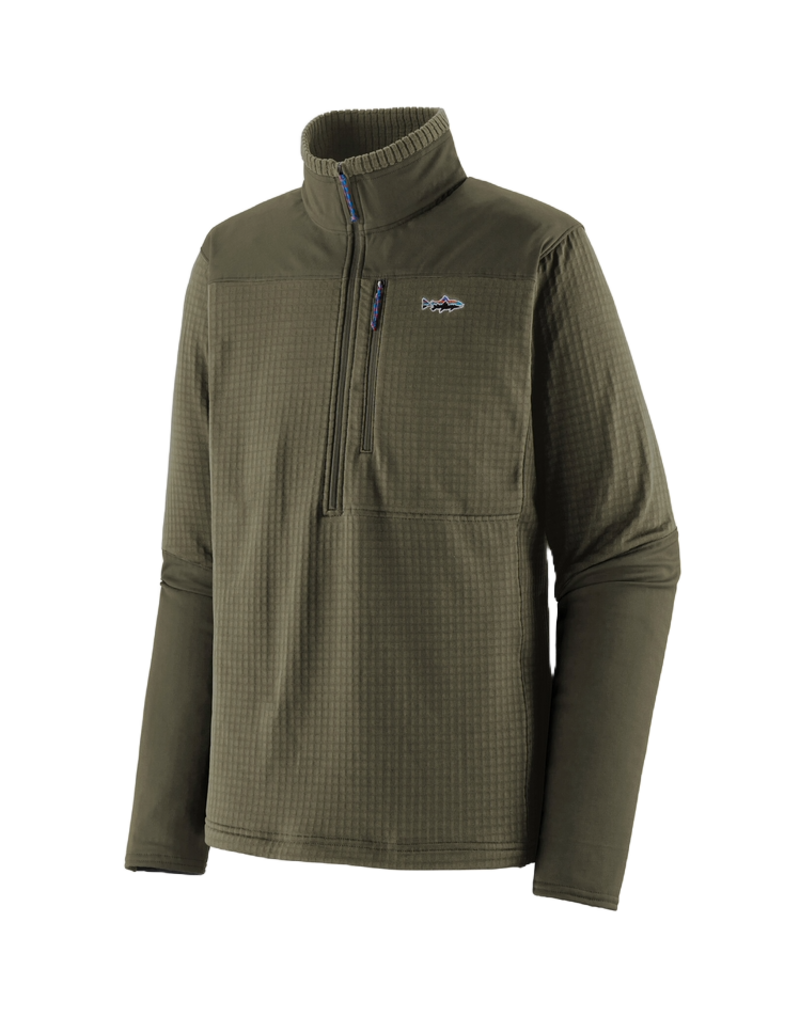 Patagonia Patagonia - Men's Long Sleeve R1 Fitz Roy 1/4 Zip