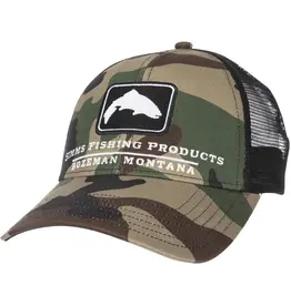 Simms 50% OFF - Simms Trout Icon Trucker Woodland Camo - CLEARANCE