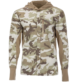 Simms 50% OFF - Simms Intruder Hoody Woodland Camo Sandbar - CLEARANCE