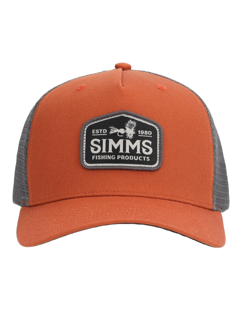 Simms Simms Double Haul Trucker Hat Orange