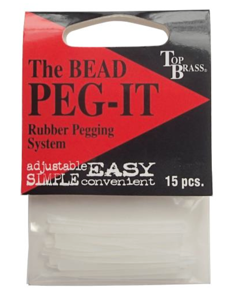 Top Brass Peg-It Bead Peg 50pk