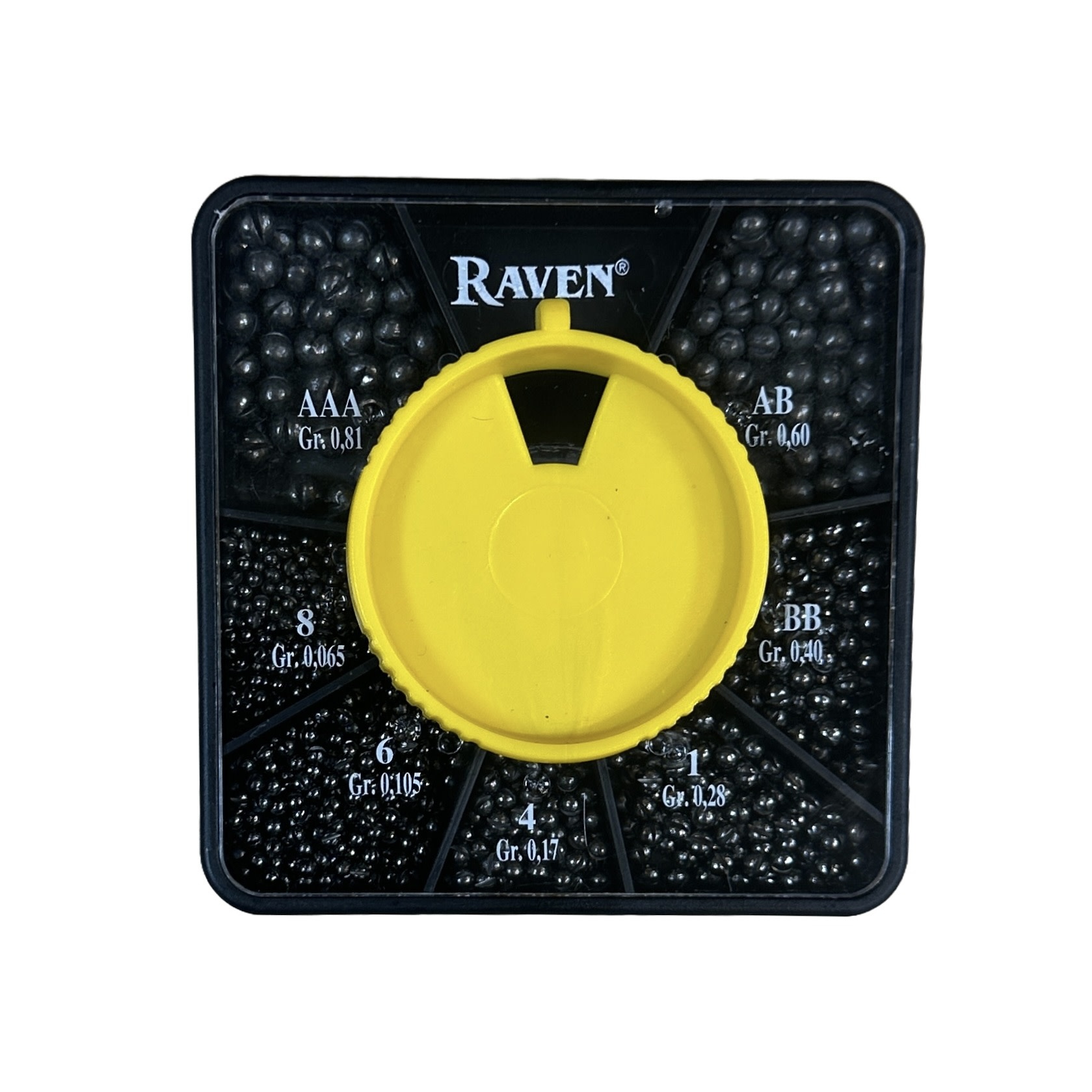 Raven - 7 Part Split Shot Dispenser - Toronto's Fly Fishing Store