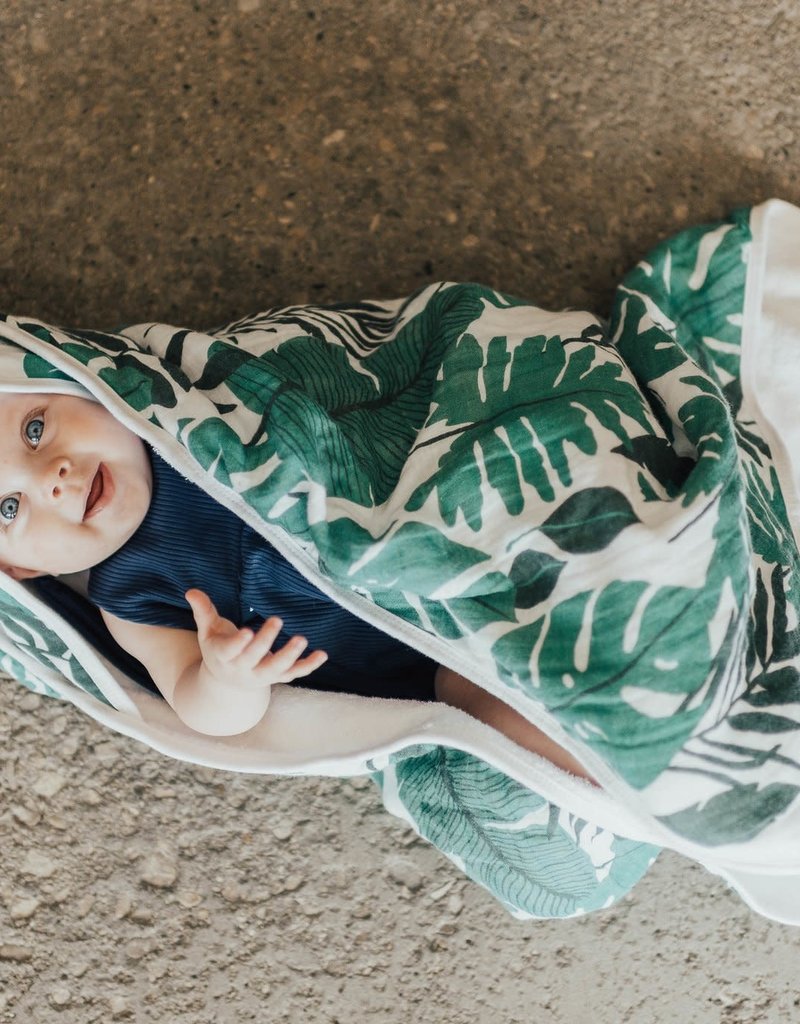 mini boo bamboo hooded towel
