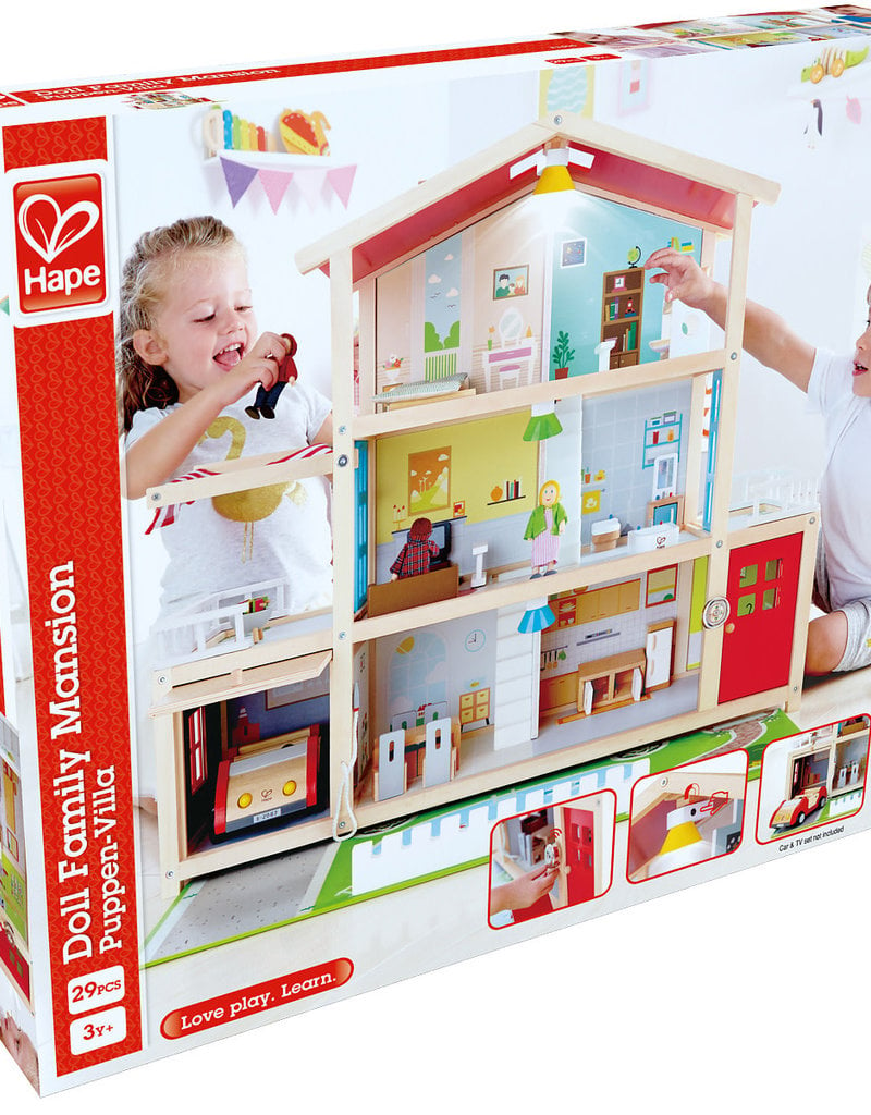 hape family doll mansion