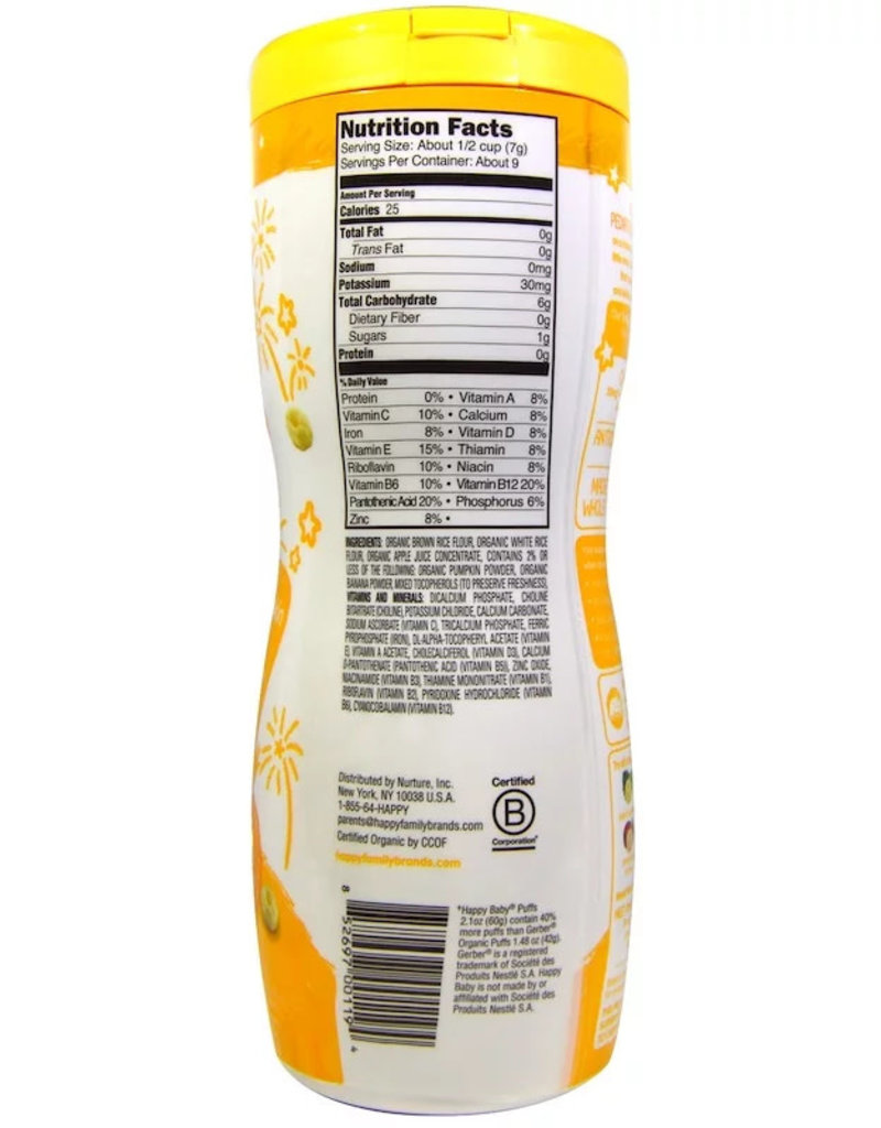 happy baby puffs canada