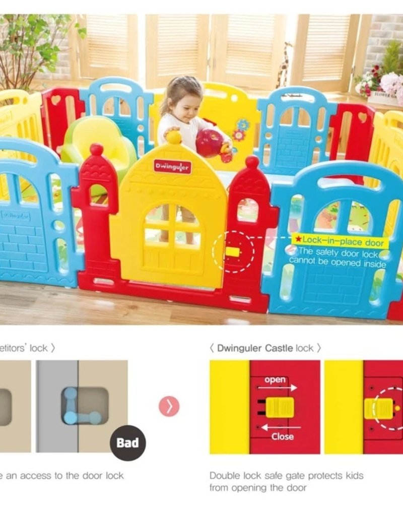 dwinguler rainbow castle kids play room