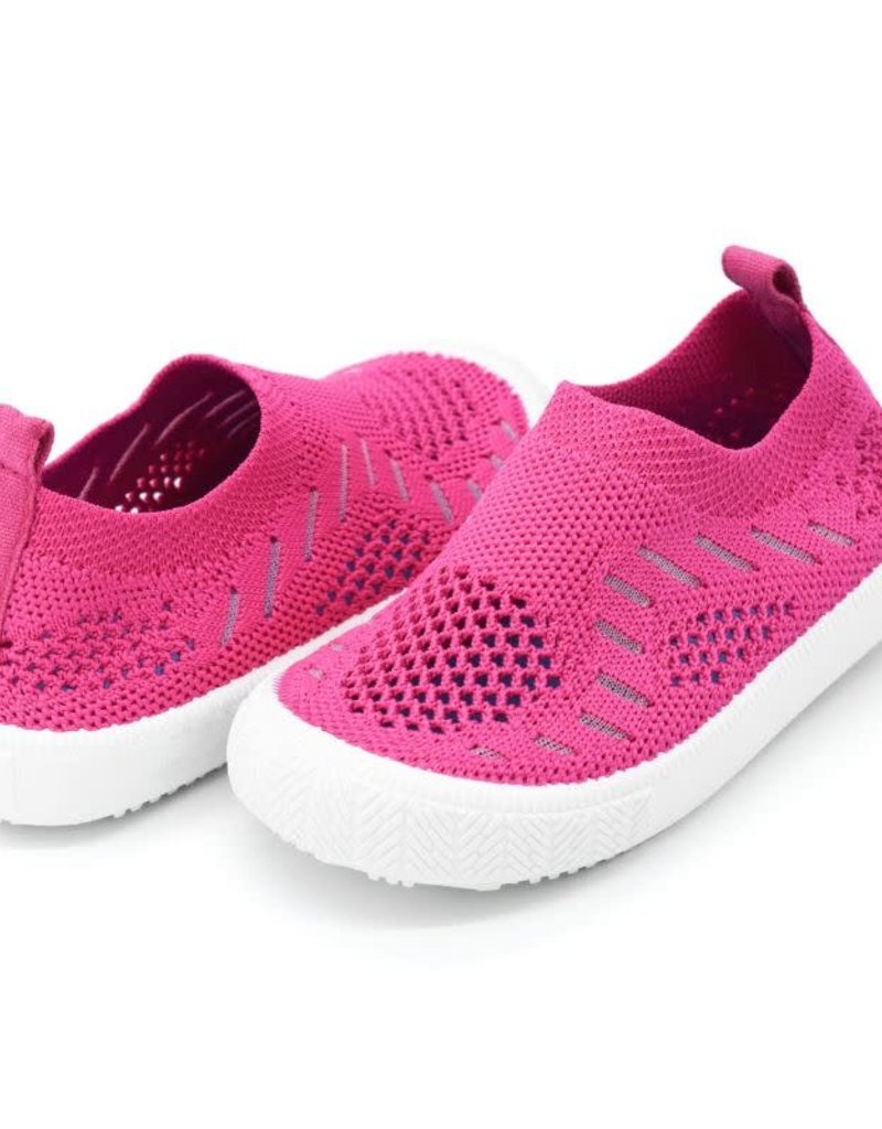 hot pink baby shoes
