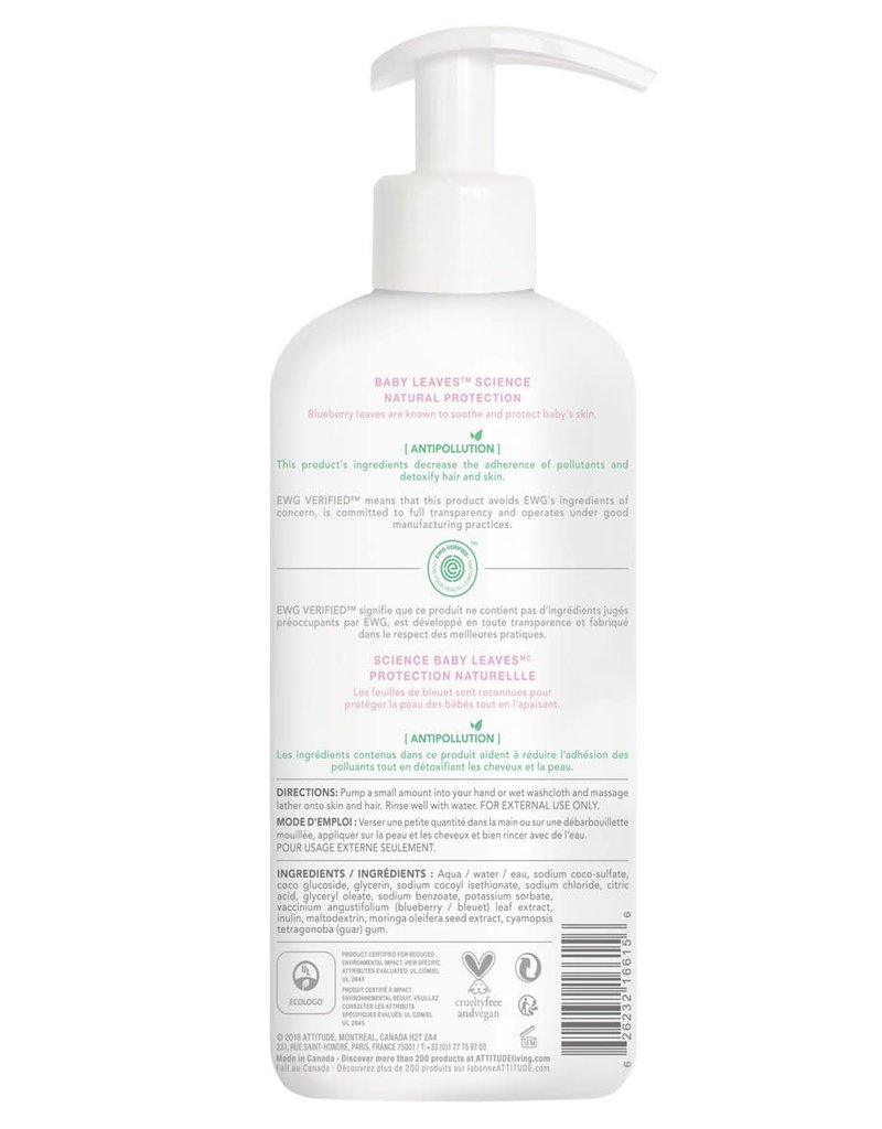 attitude baby shampoo