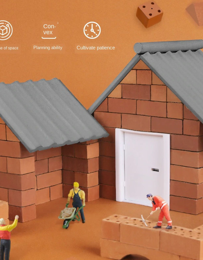 pretend house bricks