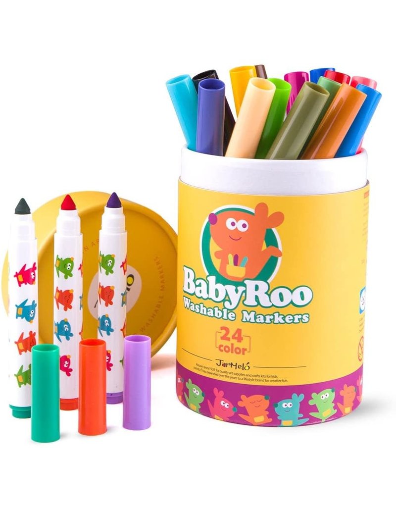 Buy Jar Melo Jar Melo Baby Roo Silky Washable Crayons Baby 24