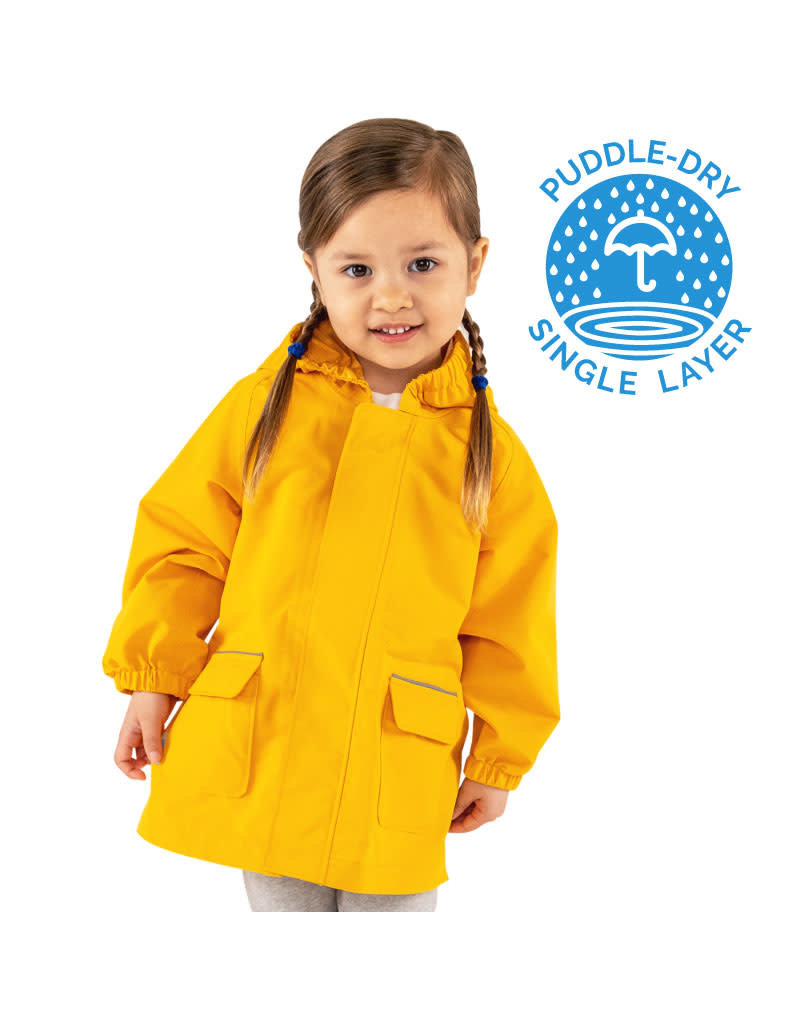 Yellow rain jacket baby sale