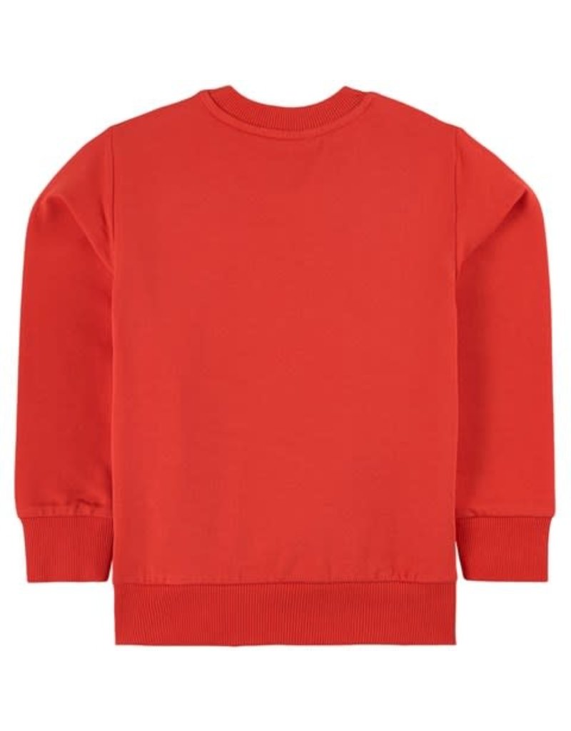 MOSCHINO MOSCHINO SWEATSHIRT WITH LARGE BEAR HEAD-POPPY RED - baby enRoute