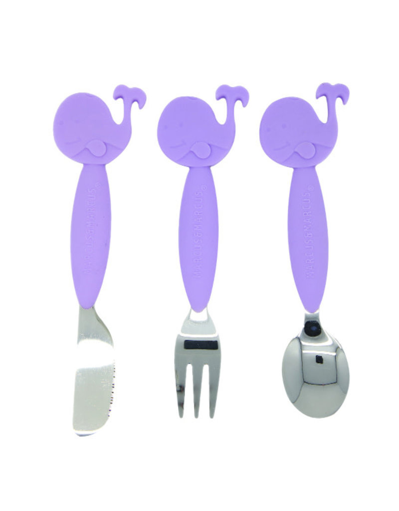 MARCUS & MARCUS EASY GRIP SPOON & FORK SET - baby enRoute