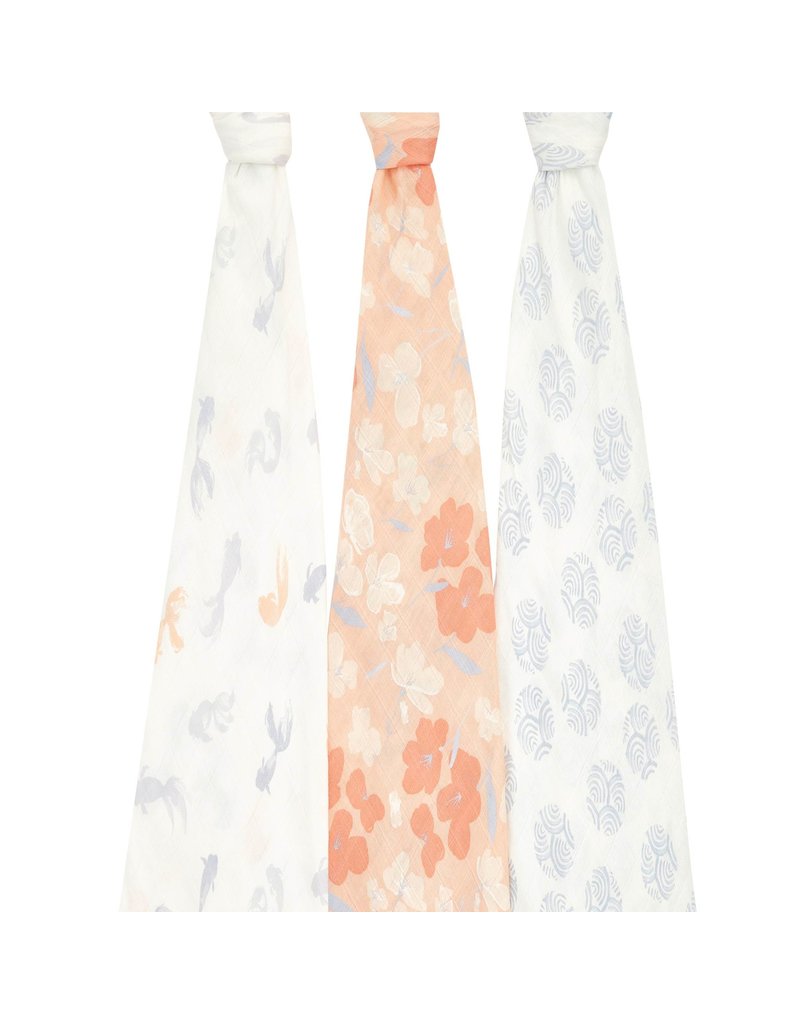 ADEN ANAIS SILKY SOFT SWADDLE 3 PACK baby enRoute