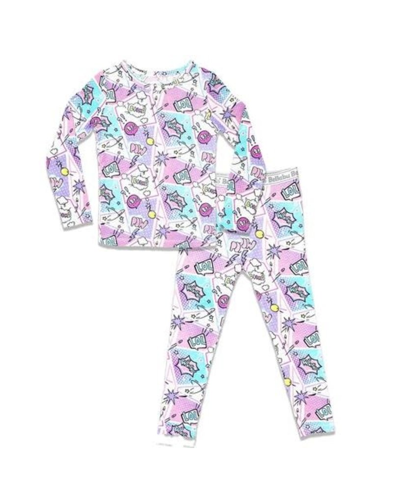 Cute Bear Pajamas Loungewear Dress for Girls Built-in Padded Bra