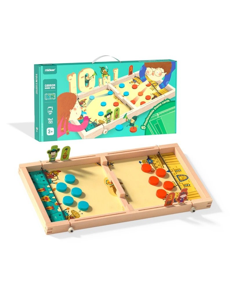 MIDEER 10 IN 1 CARRON BOARD GAME - baby enRoute