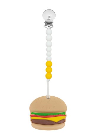 LouLou Lollipop Silicone Teether Set - Burger LouLou Lollipop Silicone Teether Set - Burger