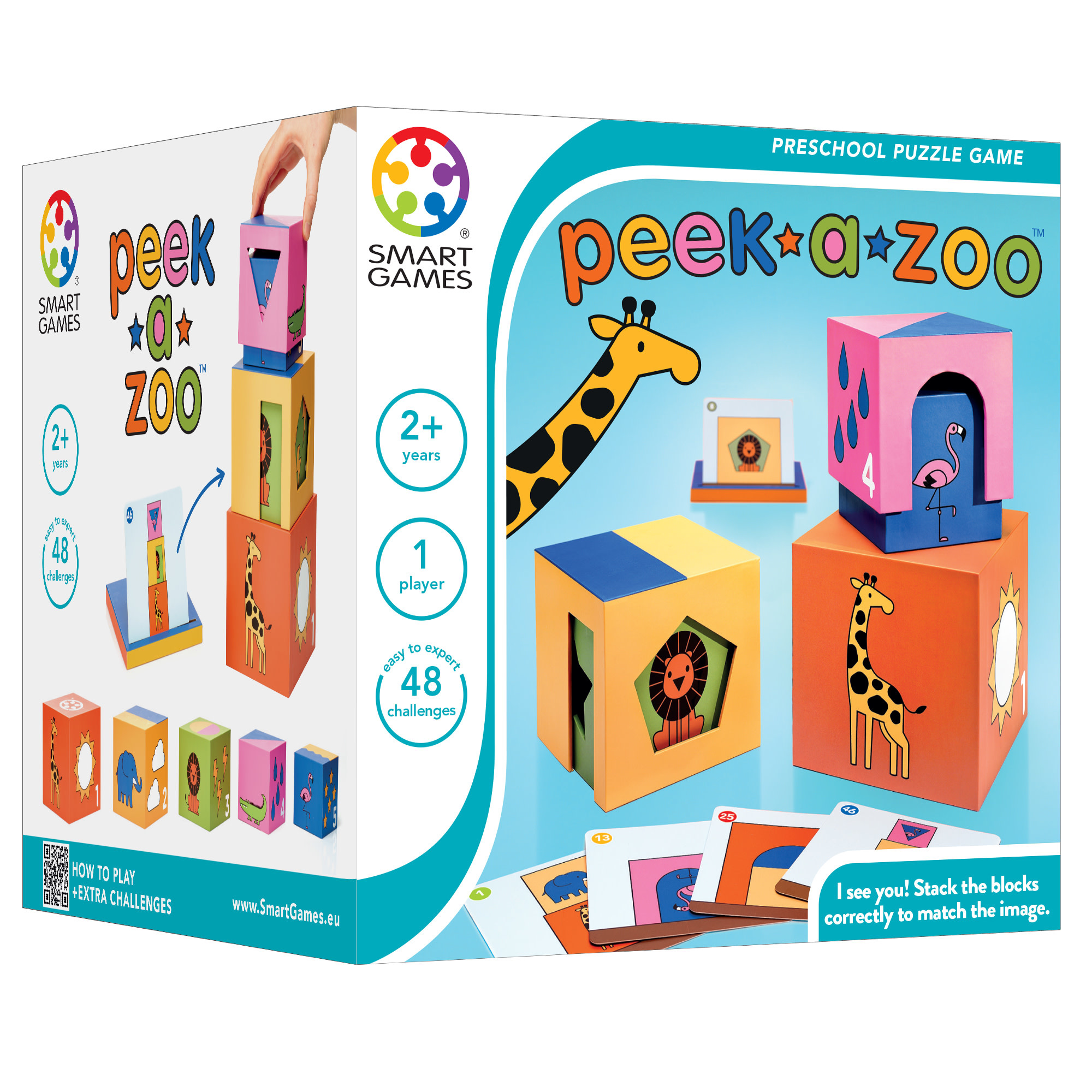 SMART GAMES PEEK-A-ZOO (MULT) - baby enRoute