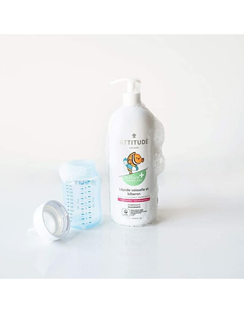 ATTITUDE ATTITUDE BABY BOTTLE & DISHWASHING LIQUID 1L baby enRoute