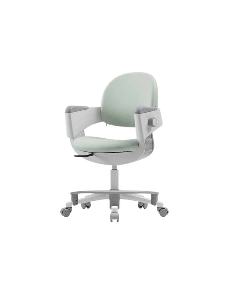 ILOOM RINGO I CHAIR FIXED CENTER BAR ROTATING CASTER FOOTREST