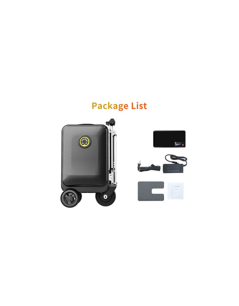 Airwheel SE3S Electric Mini Smart Black Scooter Luggage 20 Inch Riding  Suitcase