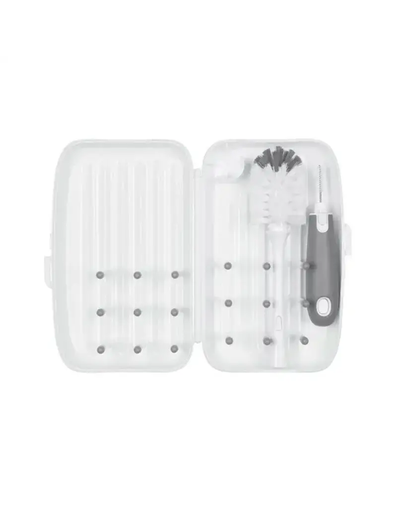 OXO TOT TRAVEL DRYING RACK BRUSH GREY baby enRoute