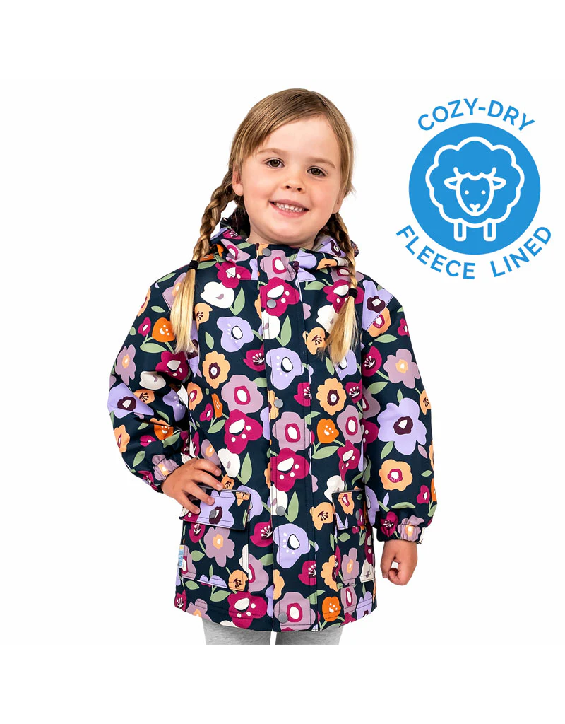Jan & Jul Cozy-Dry Rain Jacket - Winter Flowers Jan & Jul Cozy-Dry Rain Jacket - Winter Flowers