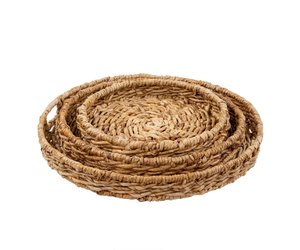Abaca Trays Set Of 3