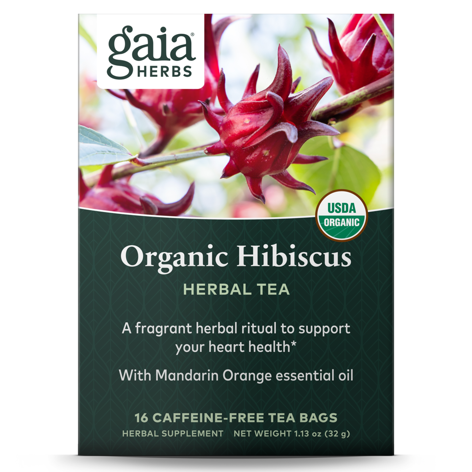 gaia herbs organic hibiscus tea