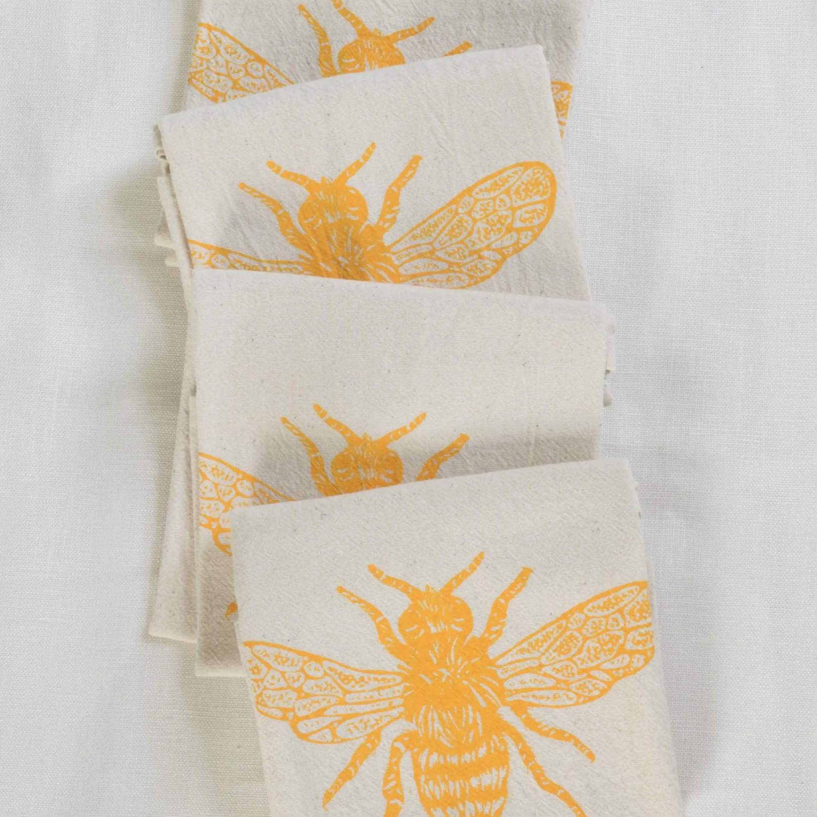 Hearth and Harrow organic honeybee cloth napkins (set of 4)