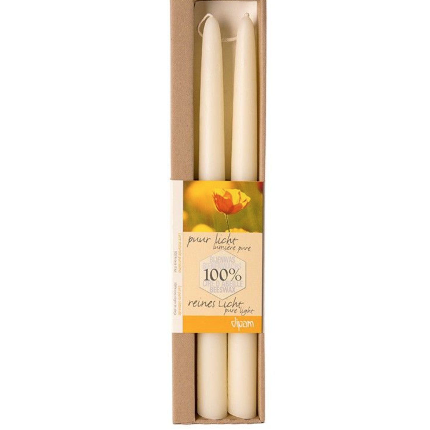Dipam beeswax candles - ivory (set of 2)