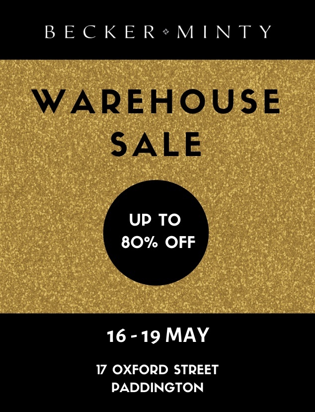 WAREHOUSE SALE