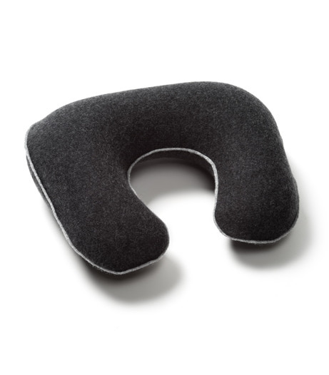Becker Minty Cashmere Airline Travel Neck Cushion Or Pillow Grey