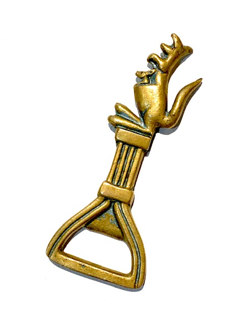 Vintage Brass Kangaroo Bottle Opener - Becker Minty