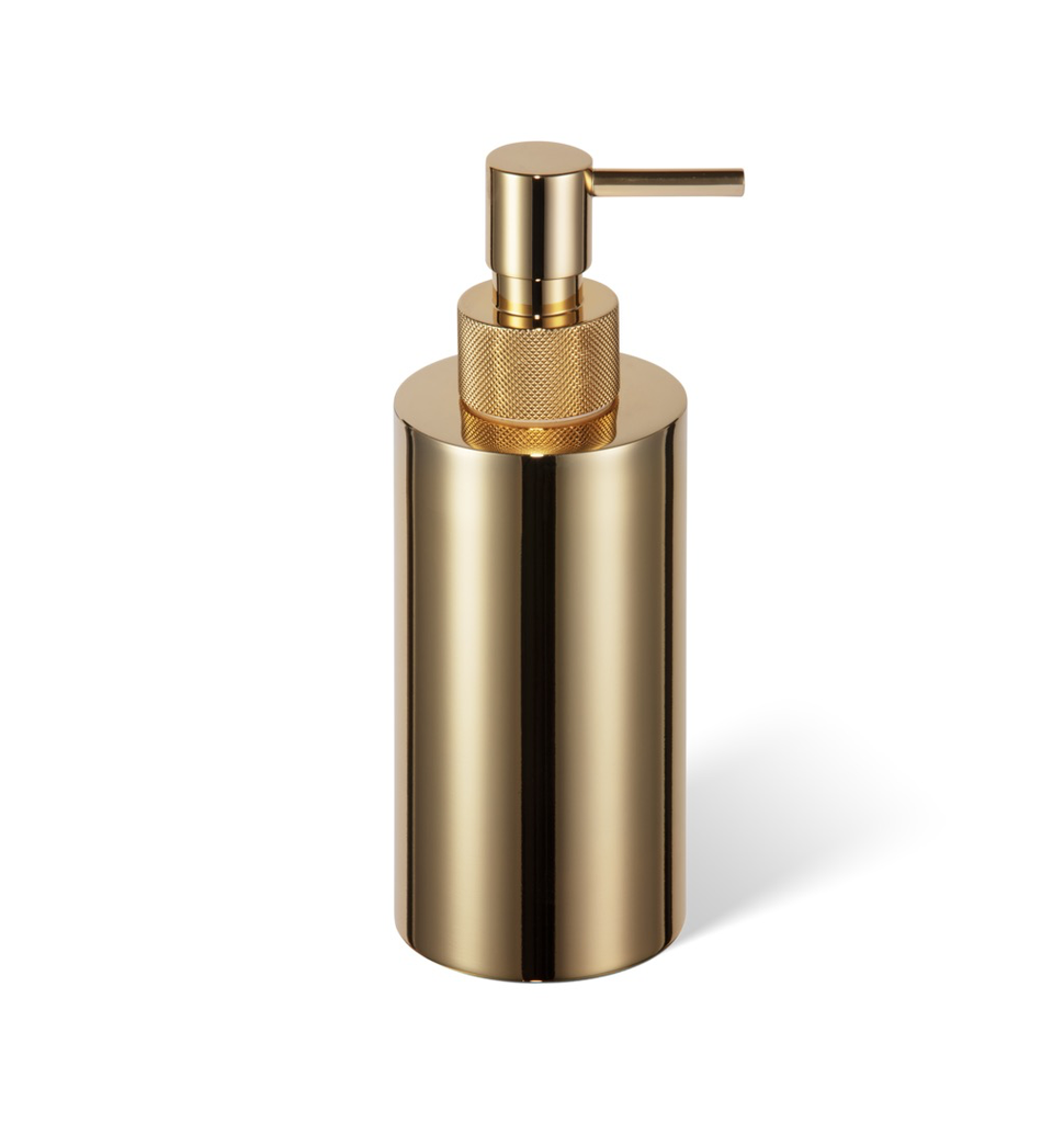 DW Club Soap Dispenser Gold 17.5 x 6 x 7cm Germany Becker Minty