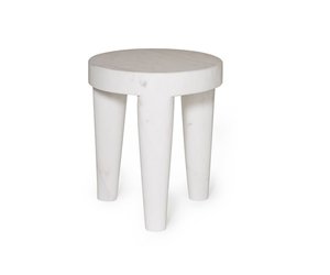 small white stool